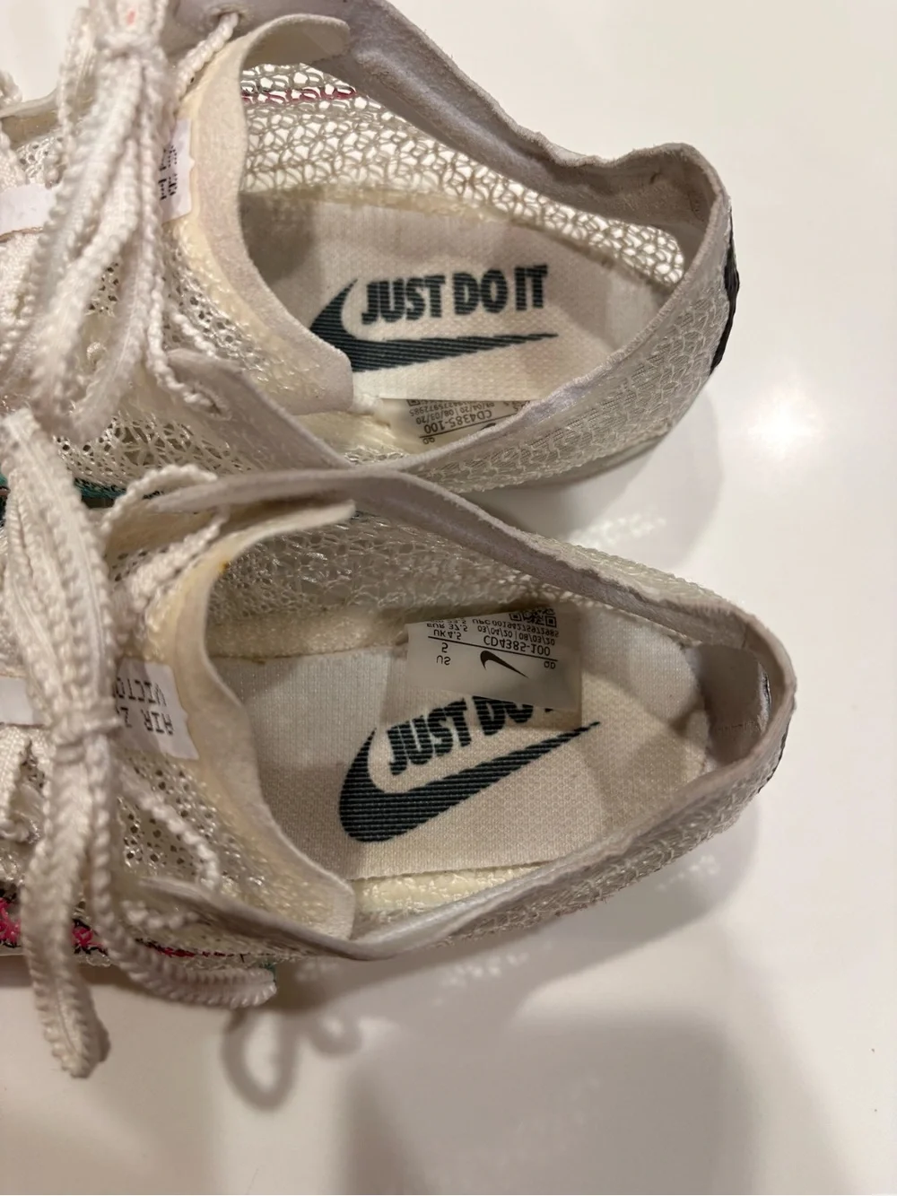 Nike Air Zoom Victory Track Spikes White Ombré US 5 / Women’s 6.5 *READ DESC*